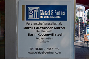 Praxisschild
